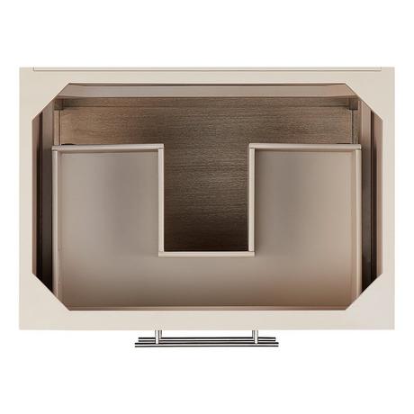 30" Robertson Console Vanity with Undermount Sink - Brushed White