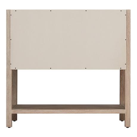 36" Robertson Console Vanity with Rectangular Undermount Sink - Brushed White