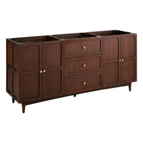 72" Delavan Vanity - Cold Brew - Vanity Cabinet Only