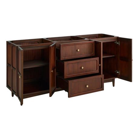 72" Delavan Vanity - Cold Brew - Vanity Cabinet Only