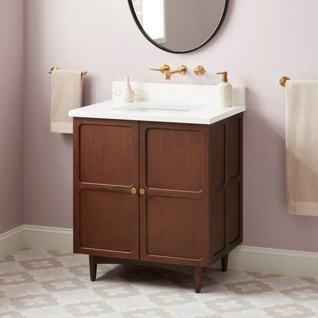 30" Delavan Vanity with Rectangular Undermount Sink - Cold Brew