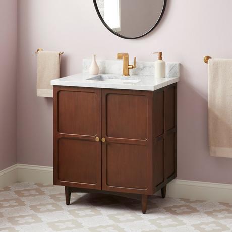 30" Delavan Vanity with Rectangular Undermount Sink - Cold Brew