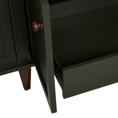 72" Elmdale Vanity - Dark Olive Green - Vanity Cabinet Only