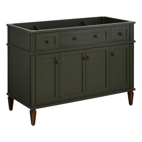 48" Elmdale Vanity - Dark Olive Green - Vanity Cabinet Only