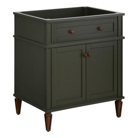 30" Elmdale Vanity with Rectangular Undermount Sink - Dark Olive Green