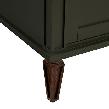 30" Elmdale Vanity with Rectangular Undermount Sink - Dark Olive Green