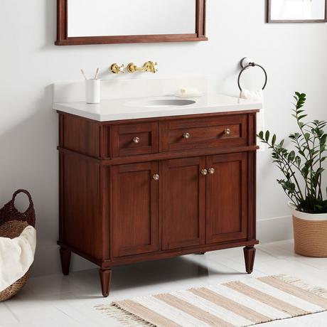 36" Elmdale Vanity for Undermount Sink - Antique Brown