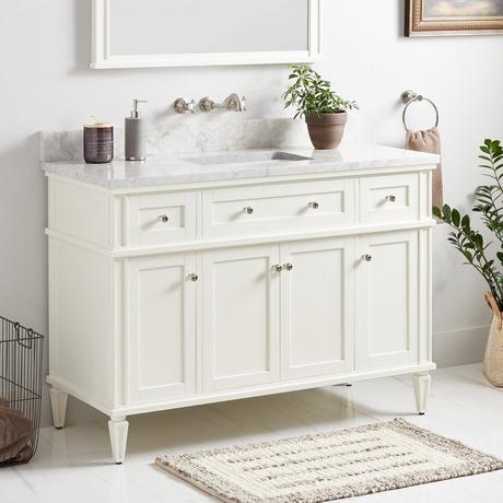 48" Elmdale Vanity for Rectangular Undermount Sink - White