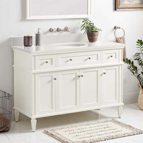48" Elmdale Vanity for Undermount Sink - White